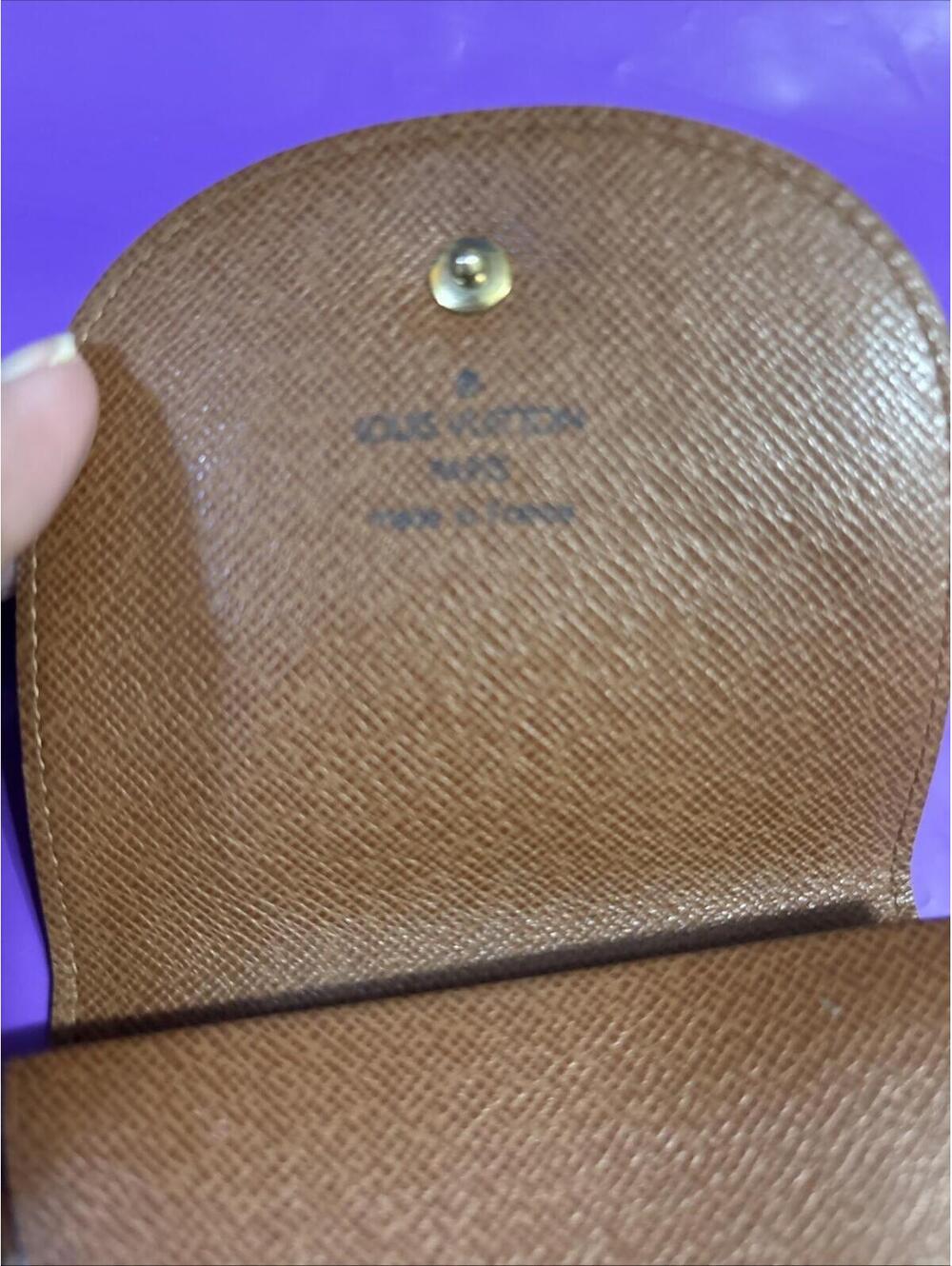 Auth Louis Vuitton Monogram Porte Monnaie Gousset Coin Purse Wallet M61970 PVC - Picture 2 of 16